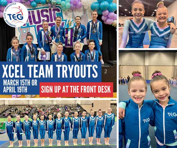 Join Our Tennessee Elite Xcel Gymnastics Team!